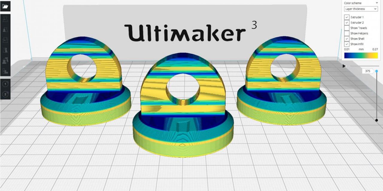 Khám phá phần mềm Cura 3.2 in 3D Ultimaker