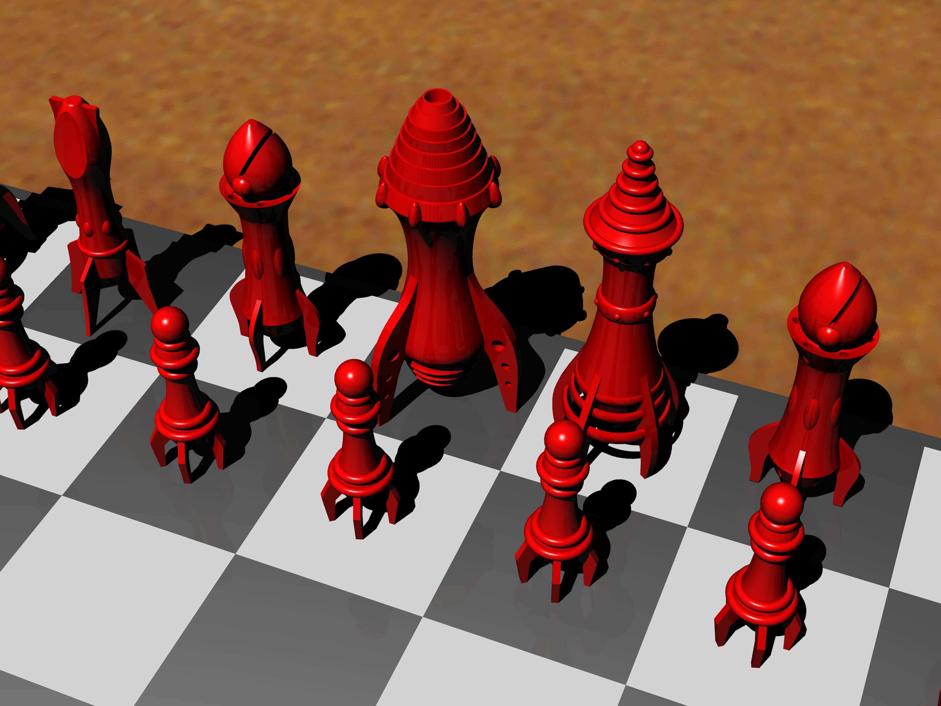 custom 3d printing chesses
