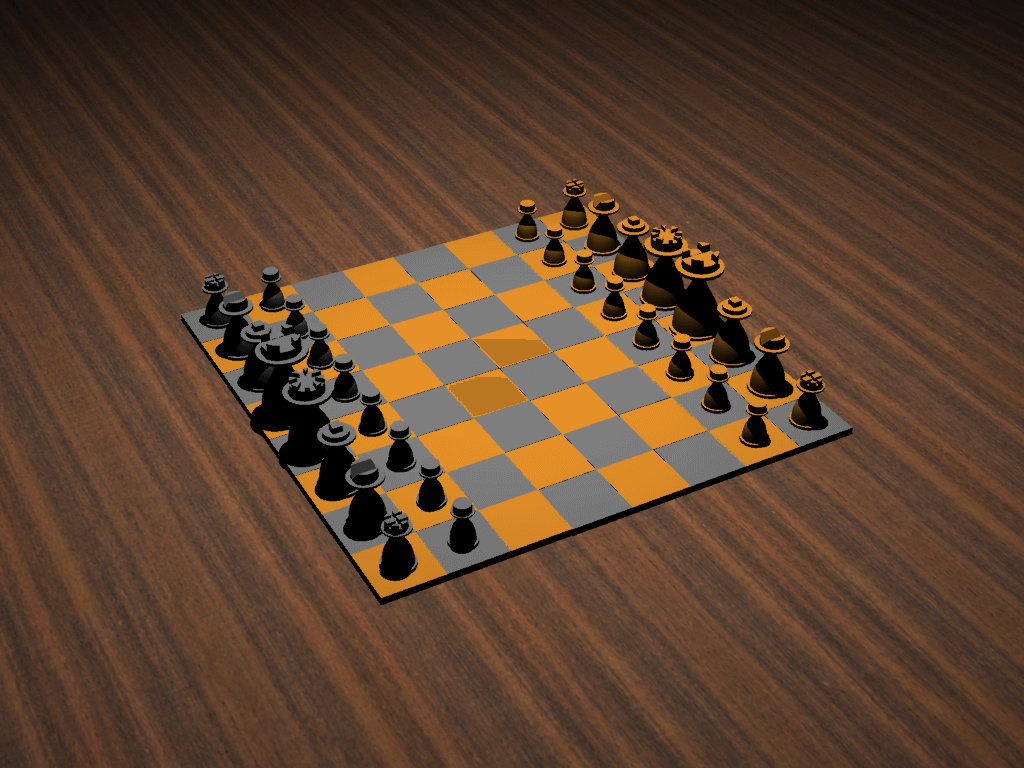 cách vẽ bàn cờ vua